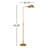 Sondra LeeRoy 43.25" Task/Reading Floor Lamp-88144622