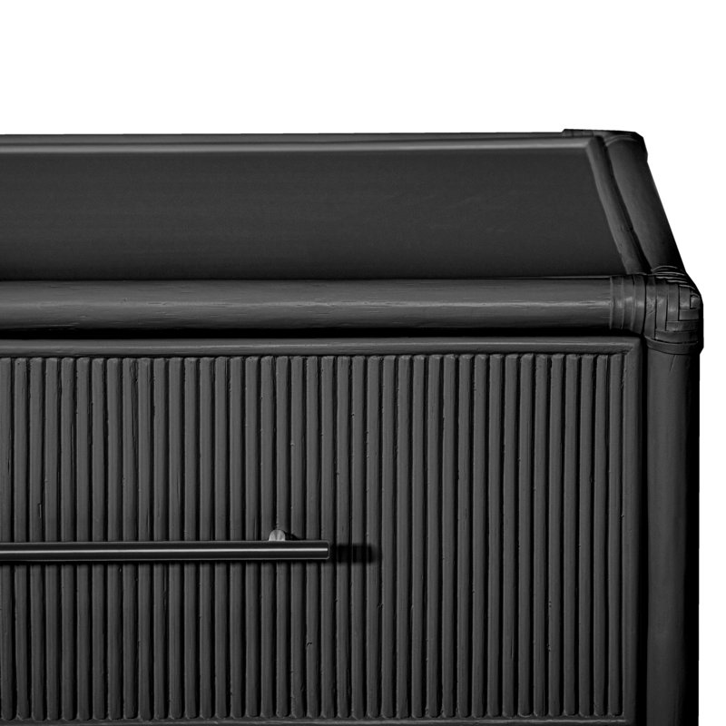 Juno 4 - Drawer Dresser, Black
