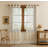 Light Filtering Polyester Back Tab Curtains Panel(Set of 2)-1362494219