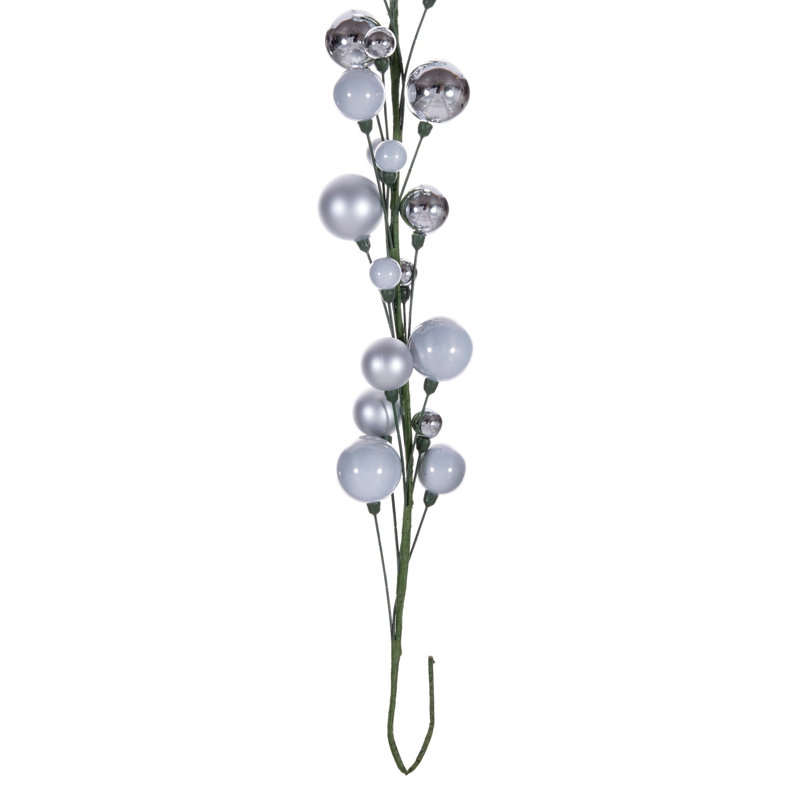 Guirlande Vickerman 6 pi., Argent argent