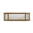 Oracio 48" Wide Glass Console Table, Gold