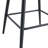 Modern White PU Bar Chair Set - Two Pieces, Stable Comfort.Checkered Design,Black Metal Legs,Suitable For Placement In Bars, Living Rooms, Bars, And Other Venues.Multiple Colors Available.