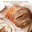 Panier à pain Banneton - Ensemble de paniers Banneton de 9 pouces avec 2 paniers à l'épreuve du levain et paniers en rotin faits à la main