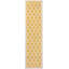 Tapis d'intérieur / extérieur jaune / crème Trebol-80222734