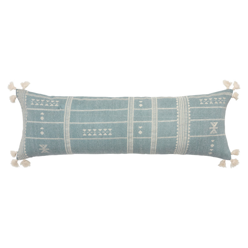 Housse de coussin rectangulaire 100% coton Puebla, Housse de coussin seulement - sans coussin