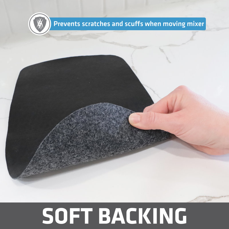 Mixer Sliding Mat for KA 4.5-5QT Tilt-Head Stand Mixers - Soft Material Prevents Countertop Scratches