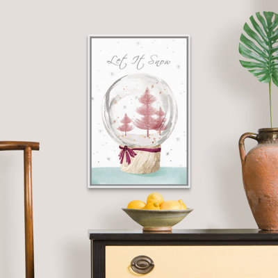 «Let It Snow II», reproduction d'art textuel sur toile