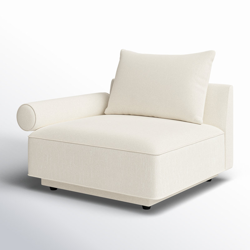 Fauteuil de chambre Catalya, Boucle blanche Novax, Oui, H 30 po x l 41,25 po x P 37,75 po