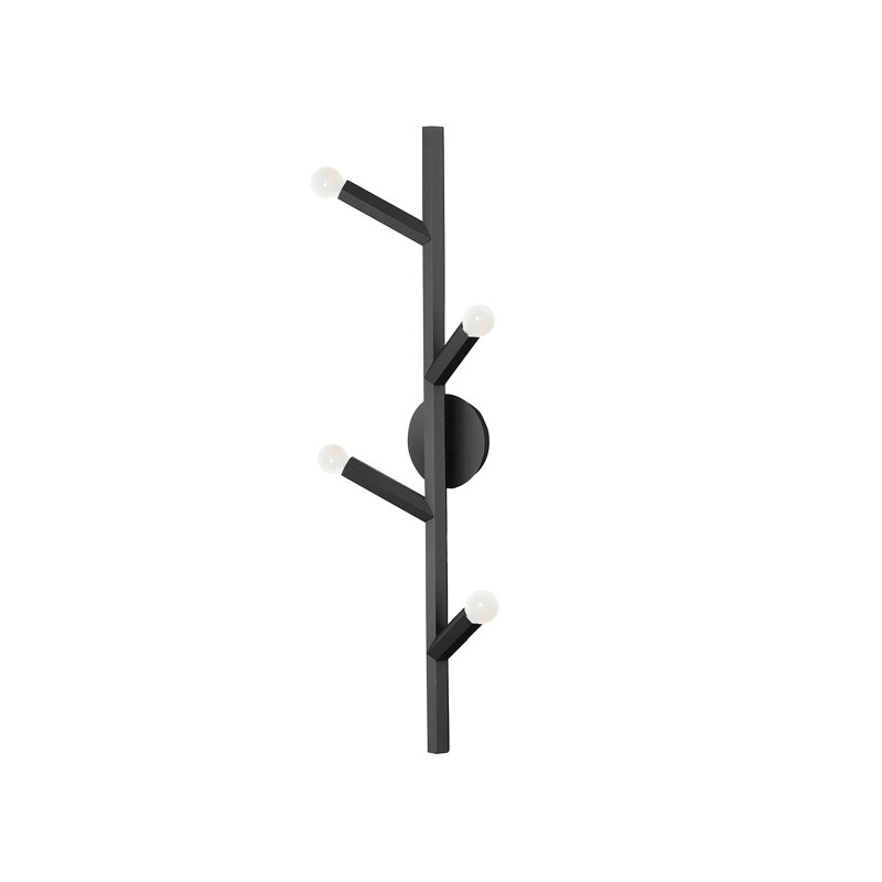Oaks 4 - Light Wallchiere, Matte Black