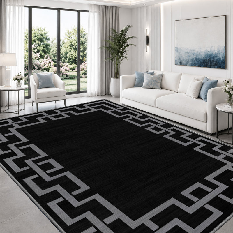 Coll Abstract Machine Printed Area Rug, Rectangle 120 x 170 cm
