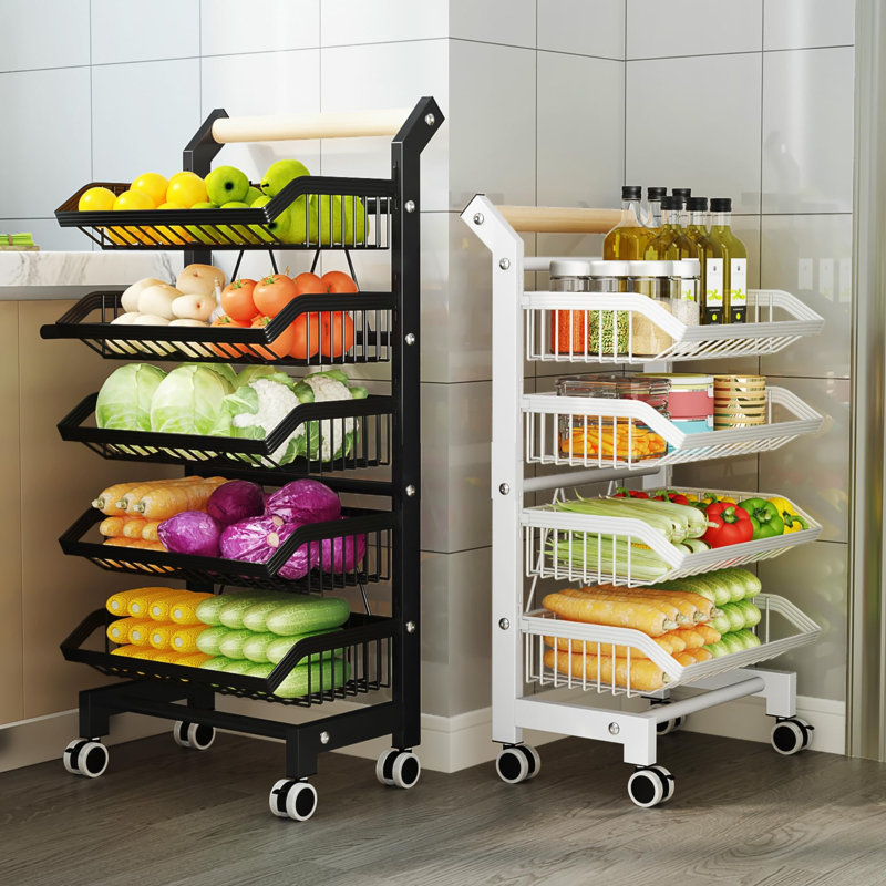 42cm W Metal Storage Rack, 105cm H x 42cm W x 32cm D