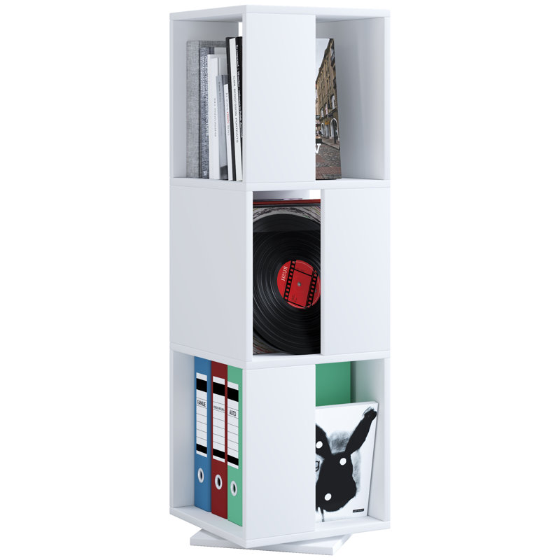 Pramila 109cm H x 34cm W Bookcase, White