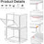 Ensemble de 4 sacs de rangement en plastique transparents pour garde-robe