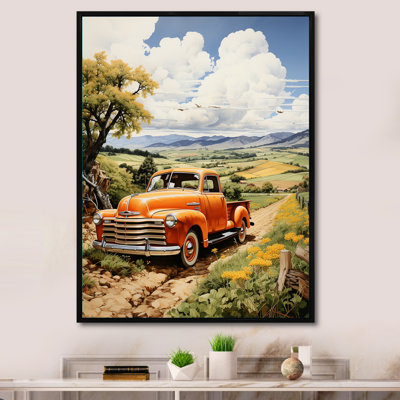 Kanesaty " Yellow Pickup Truck Golden Fields II "