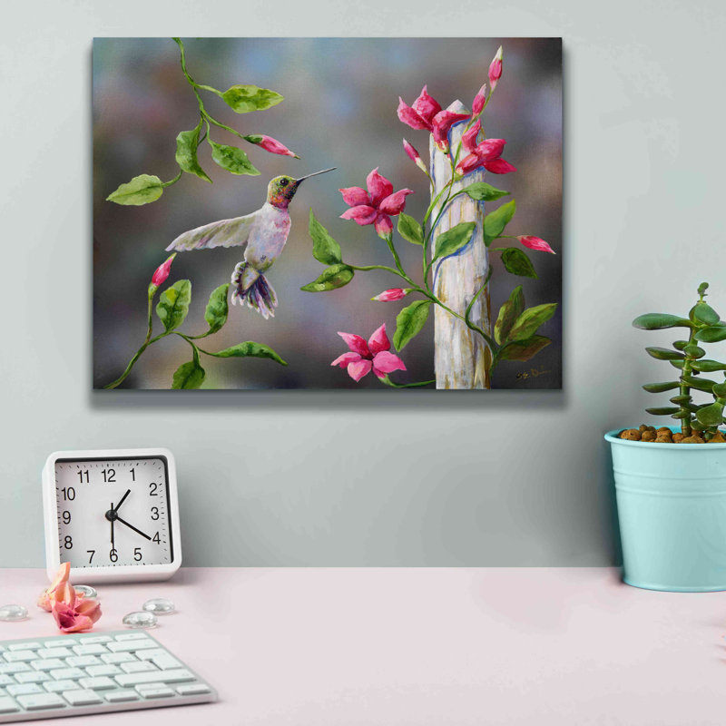 Peinture sur toile tendue, L 16 po x H 12 po x P 0,75 po