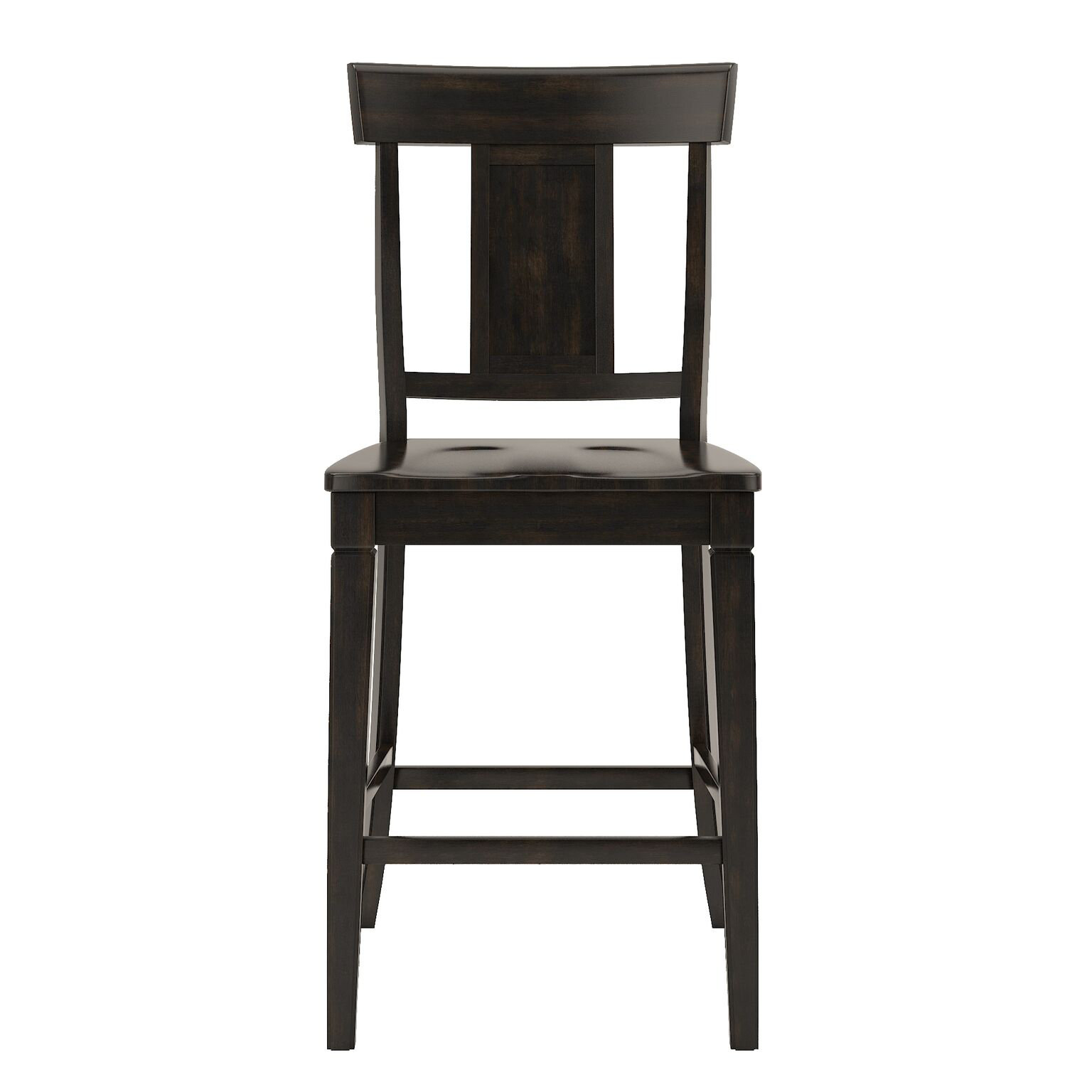 Fortville 29" Bar Stool, Antique Black, Counter Stool (24.21" Seat Height)