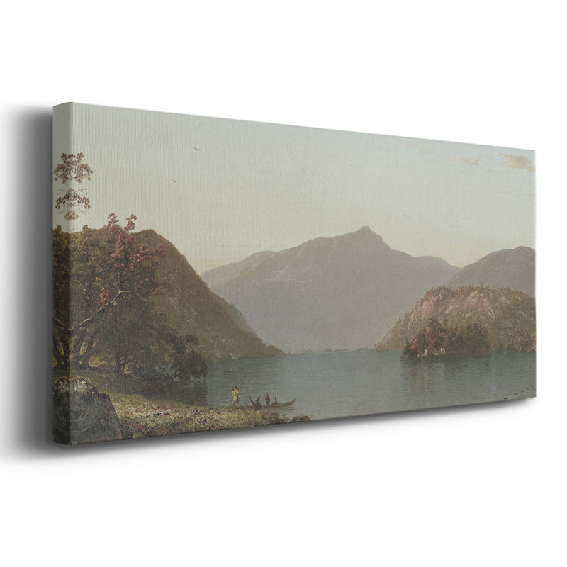 Série paysage - CDLXIX - Toile tendue avec châssis - Prêt à accrocher, H 12 po x l 30 po