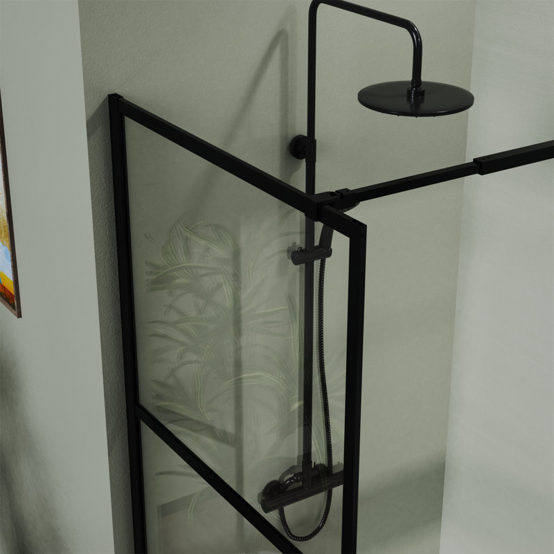 Porte de douche en verre trempé