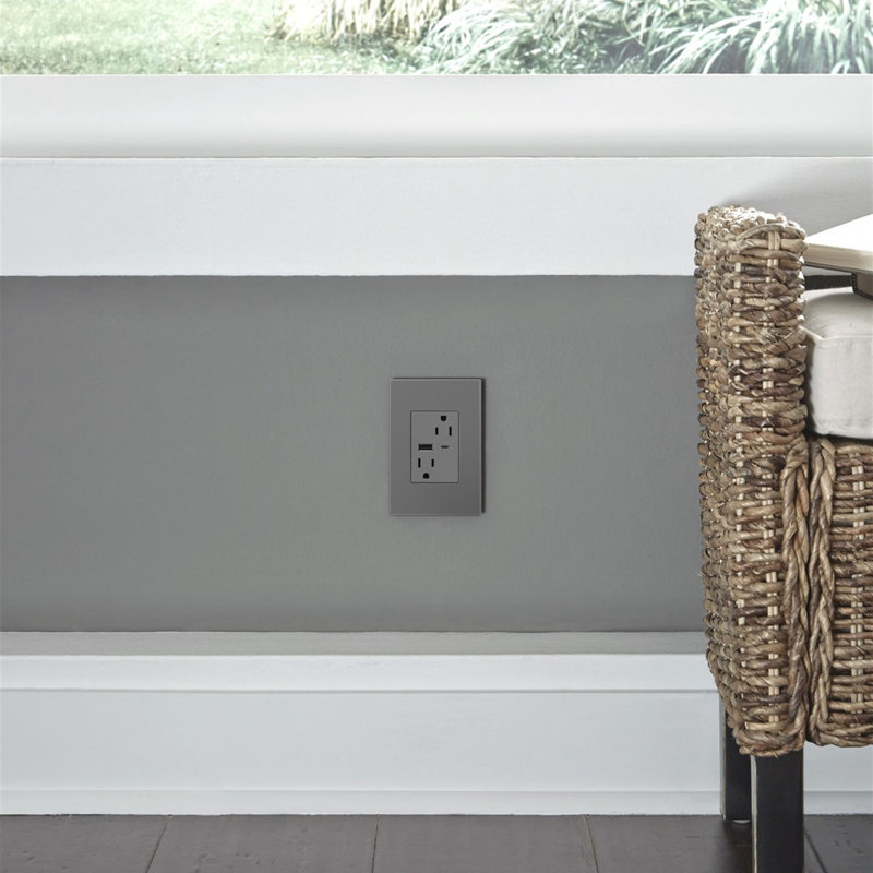 Prise de courant USB Type-A / C adorable® 15A inviolable ultra-rapide, Magnésium