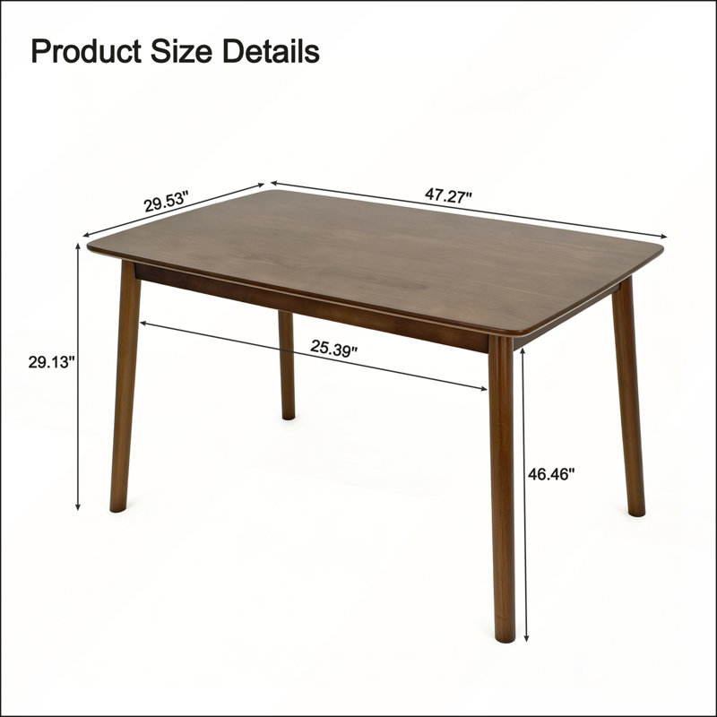 Table de salle à manger Mid Century Modern