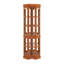 Vitrine d'angle avec 5 tablettes et système d'éclairage, chêne (ampoule E26 non incluse)-639601869-639601879