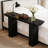 Contemporary Triangular Console Table for Modern Entryway and Living Space