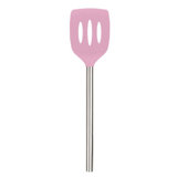Tovolo Silicone Slotted Turner SS Handle Pink Sorbet