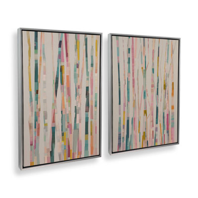 Ensemble de 2 impressions pastel