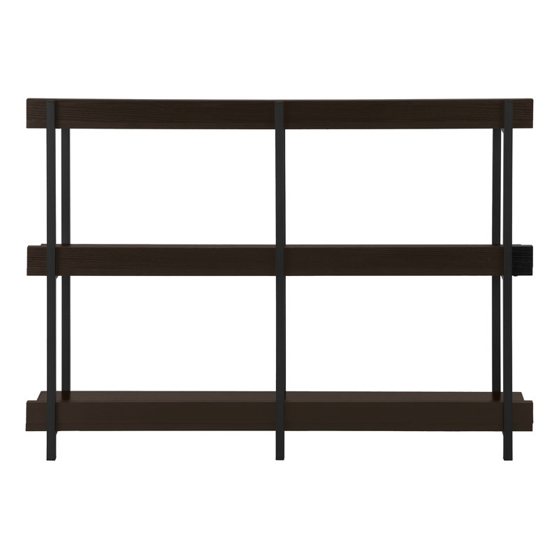Accent Table, Espresso, Black