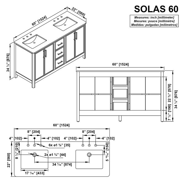 Dimensions du produit