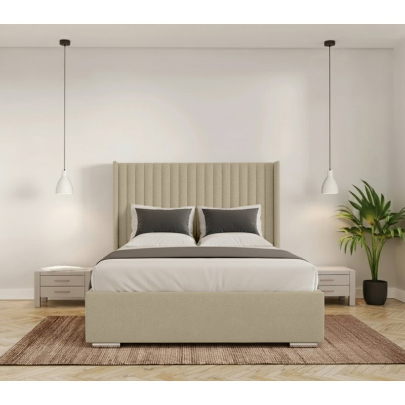 Chanteria Upholstered Bed, Coffee, Kingsize (5')