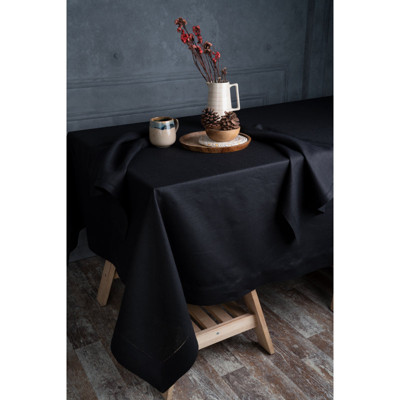 Nappe D'Moksha Homes, L 120 po x l 60 po, Noir