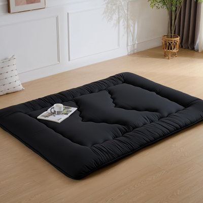 Japanese Floor Mattress,6" Thicken Futon Mattress Tatami Mat for Camping,Pet Mat,Twin 80''X 54"(Green)