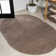 Antto Solid Low-Pile Brown Rug