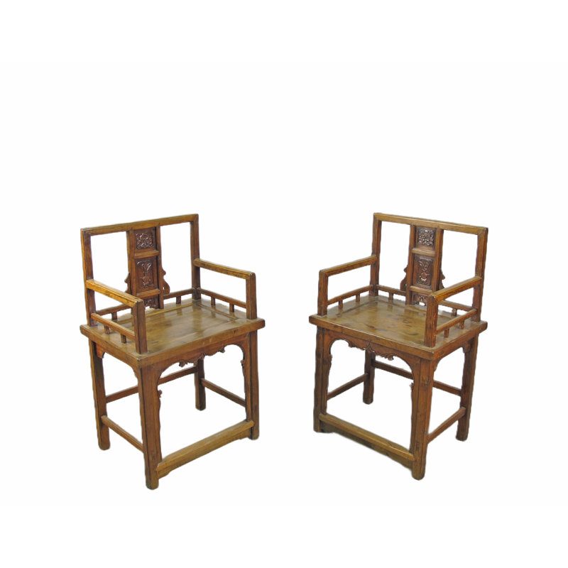 Asian Classic Solid Wood Arm Chair