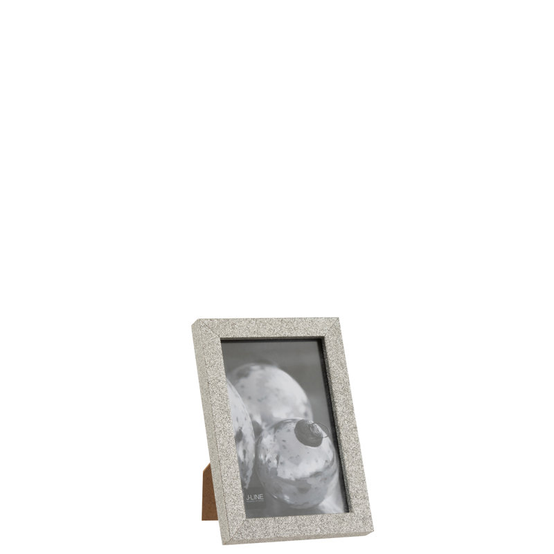 Jimmy Wood Matte Picture Frame, Silver, 17cm H x 12cm W x 1.5cm D