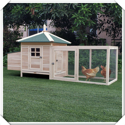 Cage à poules en bois