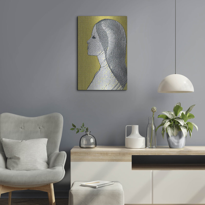Silhouette, art mural en métal 24 po x 36 po par Andreas Magnusson, H 24 po x l 16 po