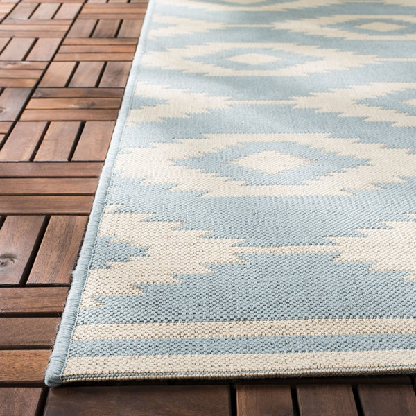 Preisser Geometric Hand Woven Area Rug, Rectangle 155 x 229 cm