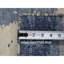 Tapis oriental mat 2 pi x 3 po ivoire denim bleu, 100% laine, motif abstrait noué à la main F67EF9C4227F4E148419373B66170897