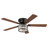  Cissline 56" Elegant Crystal Flush Mount Ceiling Fan with Light Kit, Remote & App Control for Living Room/Bedroom