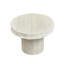 Table basse ronde en fibre de verre