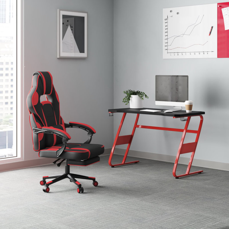 Fauteuil de jeu inclinable Bridesdale, Rouge