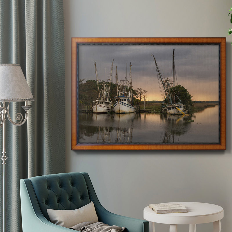 " Trawlers ", 16" H x 20" W x 2.5" D