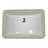 Nantucket Sinks Great Point 20.5'' Vitreous China Rectangular Bathroom Sink with Overflow-4095030