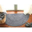 Tapis bleu foncé / ivoire tissé à la main Trombetta-1958353457-1984683685