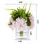 Mélange d'hortensias dans un vase