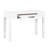 White Finish Writing Desk With Drawer Wooden Furniture 1Pc