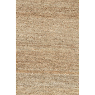Textural Hand Knotted Wool Striped Area Rug