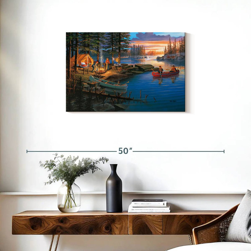 Senne Boundary Waters, 20" H x 30" W